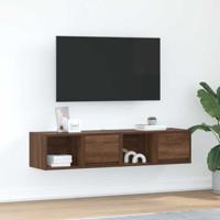 Tv-meubelen 2 st 60x31x25,5 cm bewerkt hout bruin eikenkleurig Tv-meubelen 2 st 60x31x25,5 cm bewerkt hout bruin eikenkleurig
