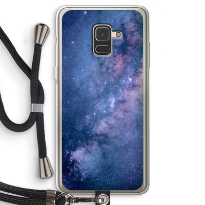 Nebula: Samsung Galaxy A8 (2018) Transparant Hoesje met koord