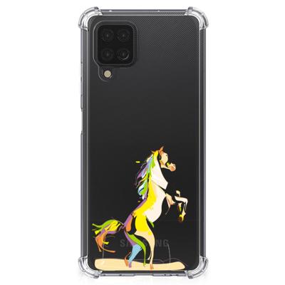 Samsung Galaxy A12 Stevig | Bumper Hoesje | Horse Color Samsung Galaxy A12 Stevig | Bumper Hoesje | Horse Color