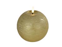 Ledkaars Lyon ro 12x12x12 cm goud - Countryfield Ledkaars Lyon ro 12x12x12 cm goud - Countryfield