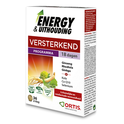 Ortis Energy & Uithouding Tabletten