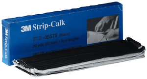 3m kitstrip 6 mm x 30 cm zwart 08578 60 stuks