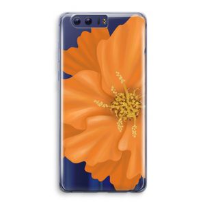 Orange Ellila flower: Honor 9 Transparant Hoesje