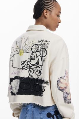 Mickey™ sweatshirt met knopen - WHITE - XL