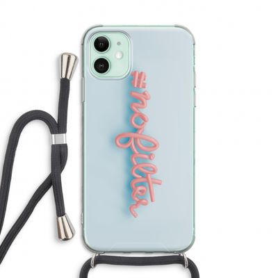 #nofilter: iPhone 11 Transparant Hoesje met koord