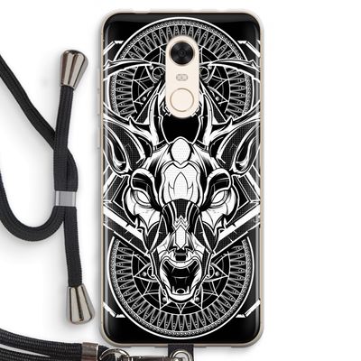Oh Deer: Xiaomi Redmi 5 Transparant Hoesje met koord