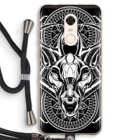 Oh Deer: Xiaomi Redmi 5 Transparant Hoesje met koord