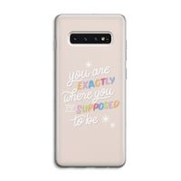 Right Place: Samsung Galaxy S10 4G Transparant Hoesje