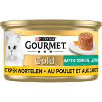 Gourmet Gold Hartig Torentje Kattenvoer nat met Kip en Wortelen bij Jumbo