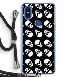 Musketon Skulls: Xiaomi Mi Mix 3 Transparant Hoesje met koord
