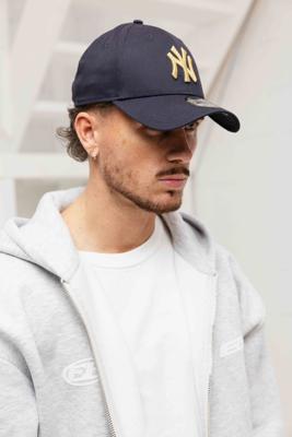 New Era Metallic 9Forty New York Yankees Adjustable Pet Heren Donkerblauw - Maat One Size - Kleur: Donkerblauw | Soccerfanshop
