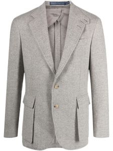 Polo Ralph Lauren blazer The RL67 à motif de chevrons - Gris