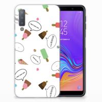 Samsung Galaxy A7 (2018) | Siliconen Case | IJsjes