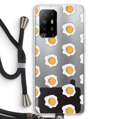 Bacon to my eggs #1: Oppo A95 5G Transparant Hoesje met koord