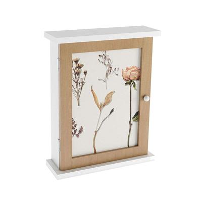 Sleutelkastje Versa Blommor Hout MDF 6,5 x 26 x 20 cm