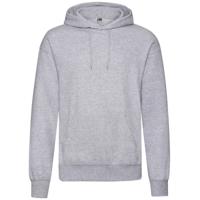 Fruit of the Loom Sweater - met capuchon - grijs - volwassenen - Hoodie