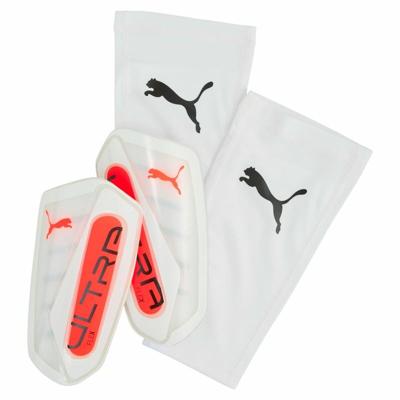 Voetbal Beenbeschermers Puma Ultra Flex Sleeve Wit - Maat: S