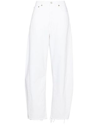 AGOLDE jean ample à taille haute - Blanc