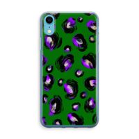 Green Cheetah: iPhone XR Transparant Hoesje