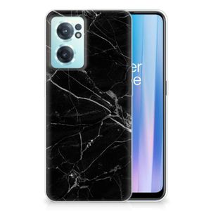 OnePlus Nord CE 2 5G TPU Siliconen Hoesje Marmer Zwart - Origineel Cadeau Vader