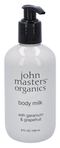 John Master Organic - Jmo Geranium & Grapefruit Body Milk 236ml Bodylotion