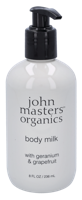 John Master Organic - Jmo Geranium & Grapefruit Body Milk 236ml Bodylotion