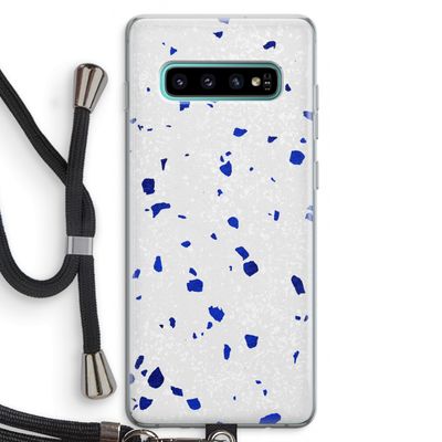 Terrazzo N°5: Samsung Galaxy S10 Plus Transparant Hoesje met koord