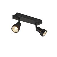 SLV OpbouwspotsPuri 2 2-lichts zwart - 147370