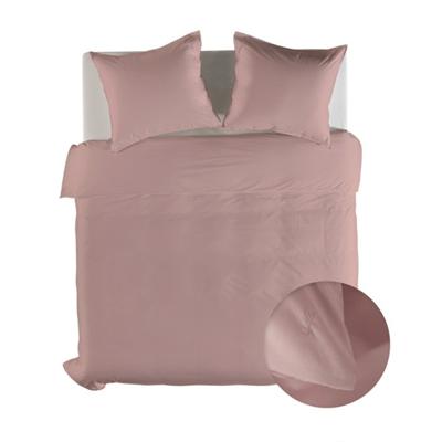 Dekbedovertrek Percale - (1140x2601 cm) - Roze Katoen/Percale katoen - Dessin: Effen - Yellow Suites - Dekbed-Discounter.nl