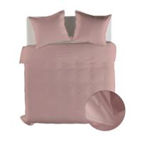 Dekbedovertrek Percale - (1140x2601 cm) - Roze Katoen/Percale katoen - Dessin: Effen - Yellow Suites - Dekbed-Discounter.nl