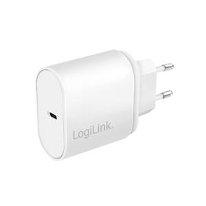 LogiLink PA0261 USB-oplader 20 W Binnen, Thuis Uitgangsstroom (max.) 3000 mA Aantal uitgangen: 1 x USB-C bus (Power Delivery)