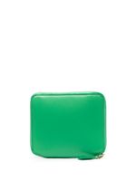 Comme Des Garçons Wallet portefeuille zippé en cuir - Vert - thumbnail