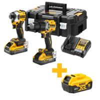 DeWALT DCK2050H2T Accu combiset 2-delig (DCD805 + DCF850) 18V XR 5.0Ah POWERSTACK in TSTAK