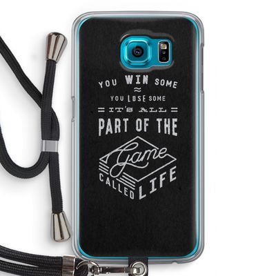 Life: Samsung Galaxy S6 Transparant Hoesje met koord