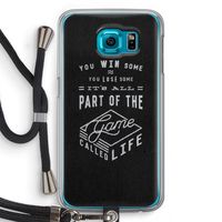 Life: Samsung Galaxy S6 Transparant Hoesje met koord