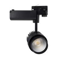 Winkelverlichting &apos;Dori&apos; zwart COB led lamp 30W warm wit 3000k