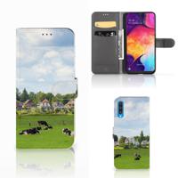 Samsung Galaxy A50 | Telefoonhoesje | Met pasjeshouder | Koeien
