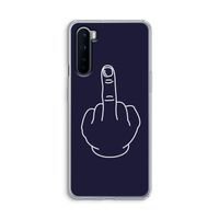 F**k U: OnePlus Nord Transparant Hoesje