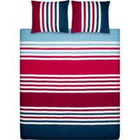 Ten Cate Katoenen Lits-Jumeaux Dekbedovertrek 240x220/220 cm Blauw/Rood/Wit Ten Cate Katoenen Lits-Jumeaux Dekbedovertrek 240x220/220 cm Blauw/Rood/Wit