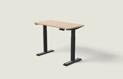 Desktronic HomeOne bureau Zwart / Bamboe / 120x60 cm