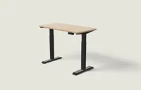 Desktronic HomeOne bureau Zwart / Bamboe / 120x60 cm