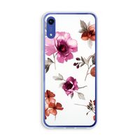 Geschilderde bloemen: Honor Play 8A Transparant Hoesje