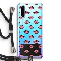 Lipjes: Huawei P30 Transparant Hoesje met koord