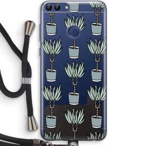 Boompje: Huawei P Smart (2018) Transparant Hoesje met koord