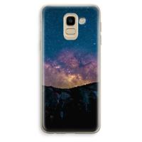 Travel to space: Samsung Galaxy J6 (2018) Transparant Hoesje