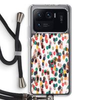 Tropical Dots: Xiaomi Mi 11 Ultra Transparant Hoesje met koord