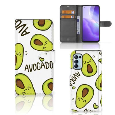 OPPO Find X3 Lite Leuk Hoesje Avocado Singing | Portemonnee hoesje