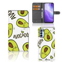 OPPO Find X3 Lite Leuk Hoesje Avocado Singing | Portemonnee hoesje