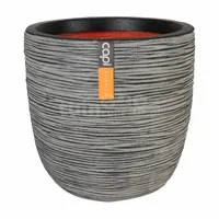 Capi Pot Bol Rib Ø43cm Antraciet