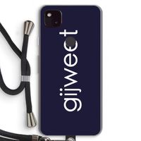 Gijweet: Pixel 4a 5G Transparant Hoesje met koord